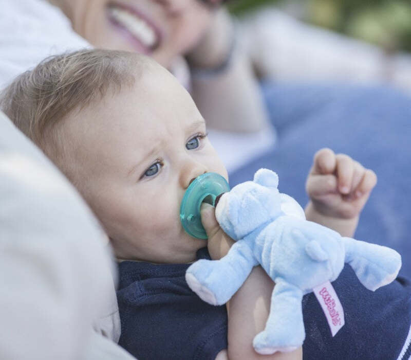 Wubbanub Pacifier Blue Bear