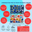 Yumbox Gel Ice Pack Duo Poppies & Blue Flowers