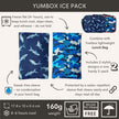 Yumbox Gel Ice Pack Duo Shark & Camo