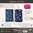 Yumbox Gel Ice Pack Duo Space & Unicorns