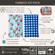 Yumbox Gel Ice Pack Duo Vichy & Cherry