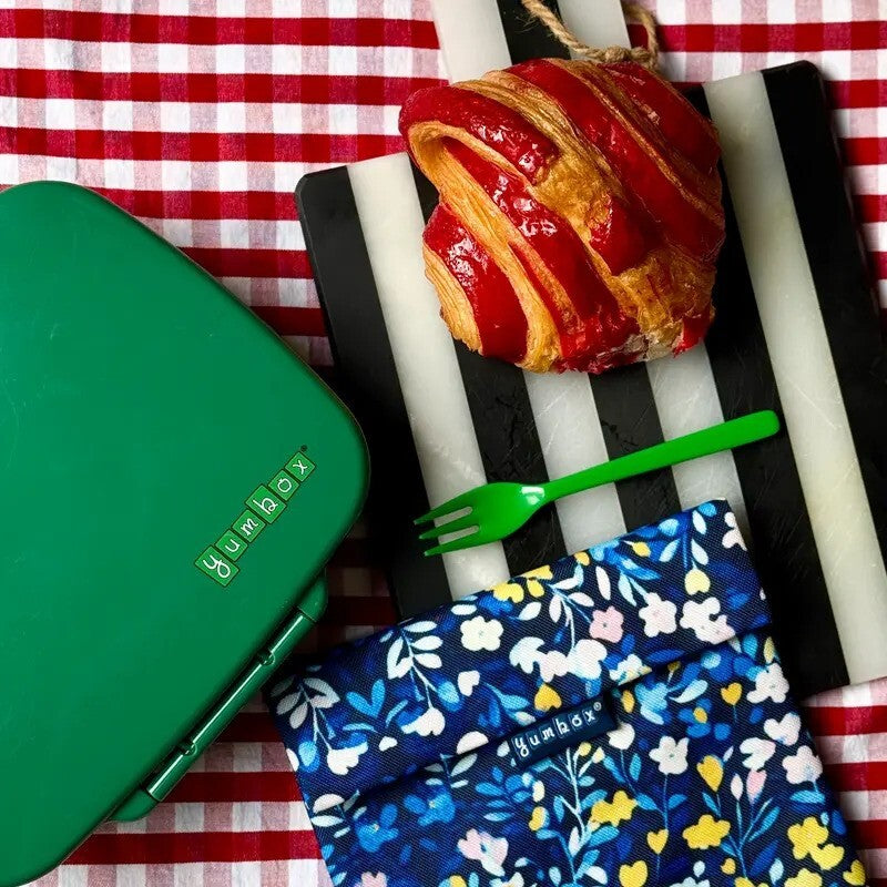 Yumbox Go Leakproof Bento Deep Lunch Box Lima Green 5 Compt.