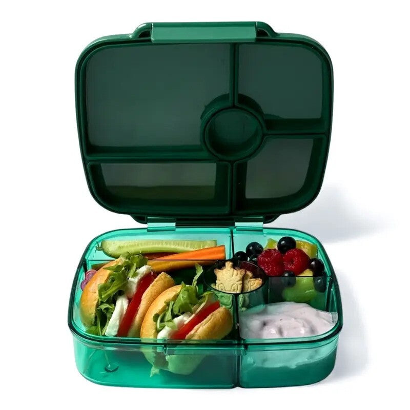 Yumbox Go Leakproof Bento Deep Lunch Box Lima Green 5 Compt.