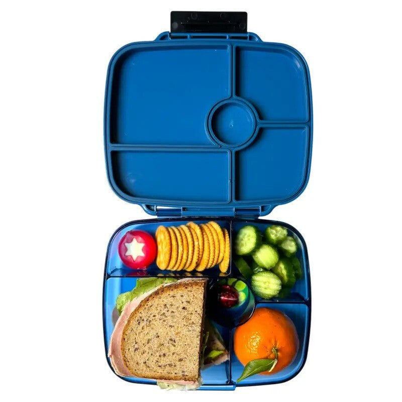 Yumbox Go Leakproof Bento Deep Lunch Box Oslo Blue 5 Compt.
