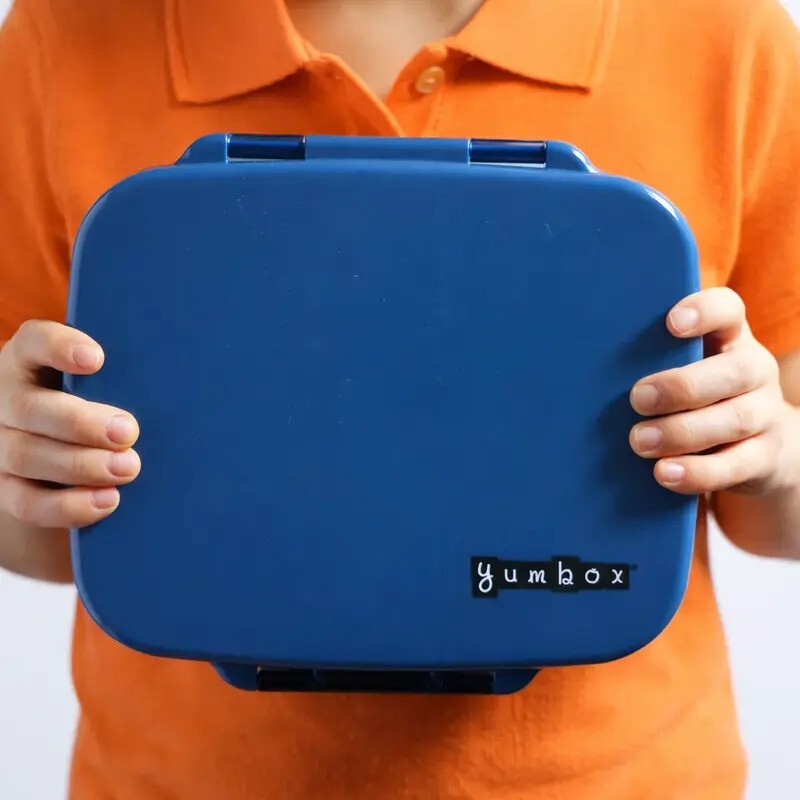 Yumbox Go Leakproof Bento Deep Lunch Box Oslo Blue 5 Compt.
