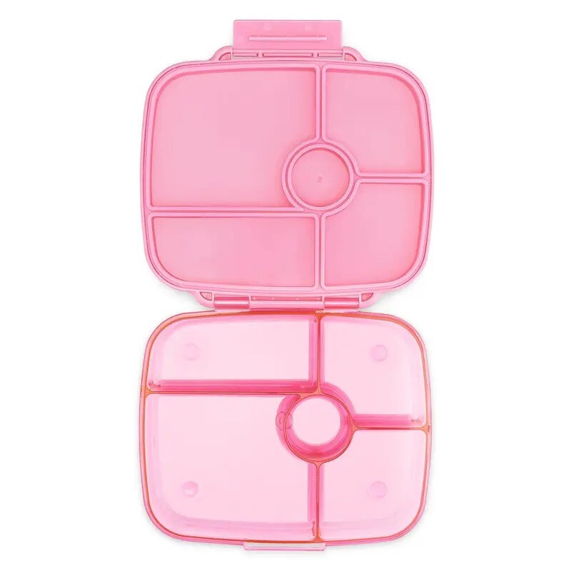 Yumbox Go Leakproof Bento Deep Lunch Box Sydney Pink 5 Compt.