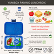 Yumbox Panino Surf Blue Dinosaur 4compartments