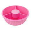 Yumbox Poke Bowl 9OZ w/ Removable 3 Part Divider Guava Pink