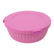 Yumbox Poke Bowl 9OZ w/ Removable 3 Part Divider Guava Pink