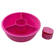 Yumbox Poke Bowl 9OZ w/ Removable 3 Part Divider Guava Pink