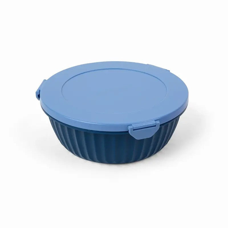 Yumbox Poke Bowl 9OZ w/ Removable 3 Part Divider Hawaii Blue