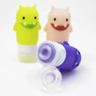 Yumbox Silicone Condiment Squeeze Bottles Set of 3 Funny Monsters