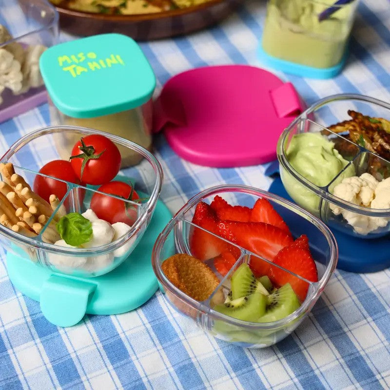 Yumbox Snack Bowl 3 Compartments Navy Blue