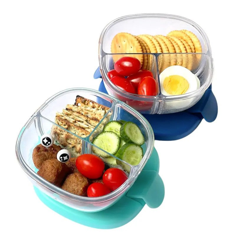 Yumbox Snack Bowl 3 Compartments Raspberry Pink
