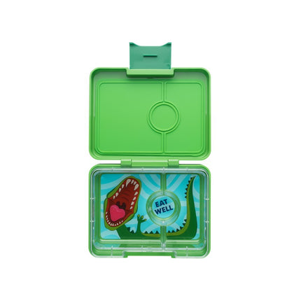 Yumbox Snack Box Jurassic Green Dinosaur (3comp)