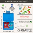 Yumbox Snack Box Rocket With Star True Blue (3comp)