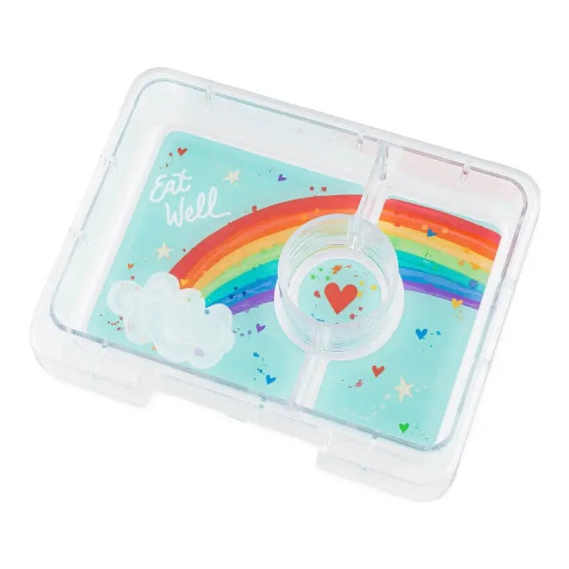 Yumbox Snack Box Tropical Aqua Rainbow (3comp)