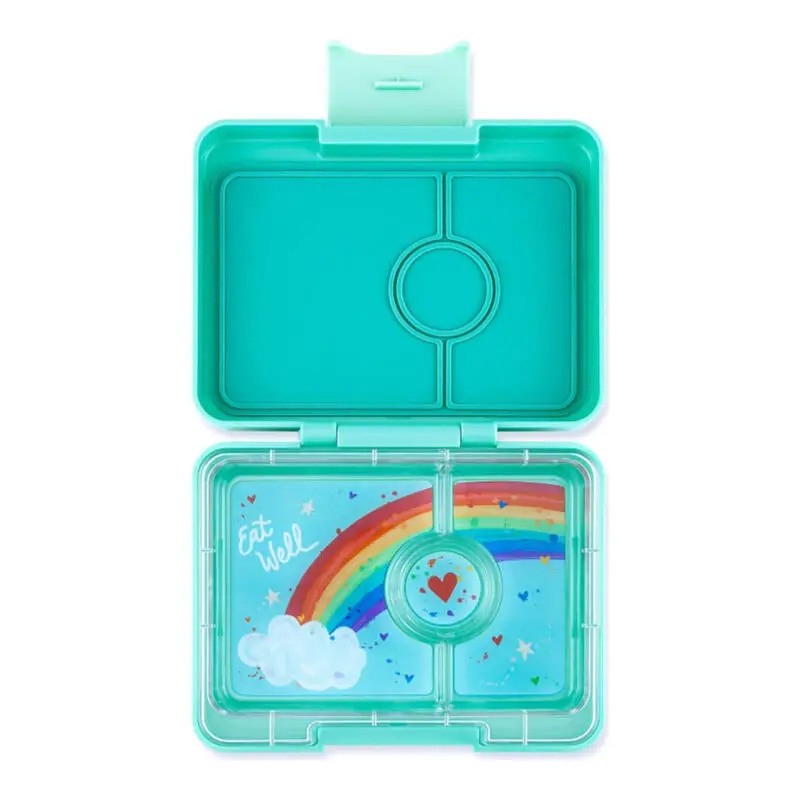Yumbox Snack Box Tropical Aqua Rainbow (3comp)