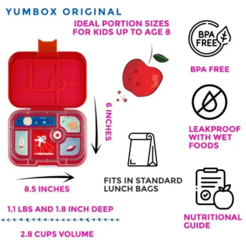 Yumbox Original Lila Purple 6Compartments