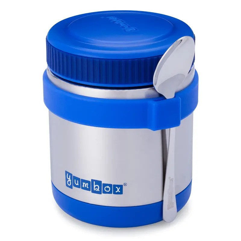 Yumbox Zuppa Thermal Jar 14OZ & Spoon Neptune Blue