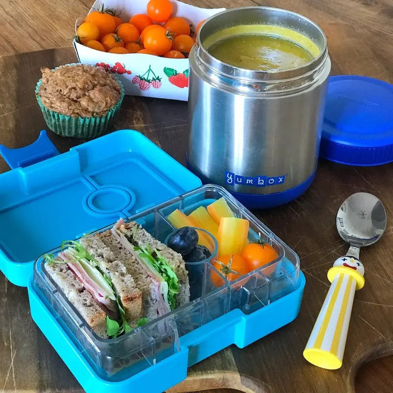 Yumbox Zuppa Thermal Jar 14OZ & Spoon Neptune Blue