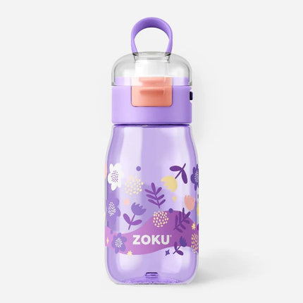 Zoku Kids Flip Bottle 475ML Purple