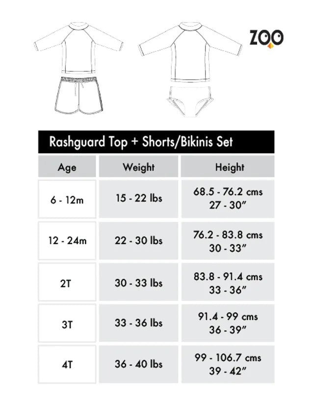 Zoocchini Boys Swim Top LS & Short Set Logan The Lobster