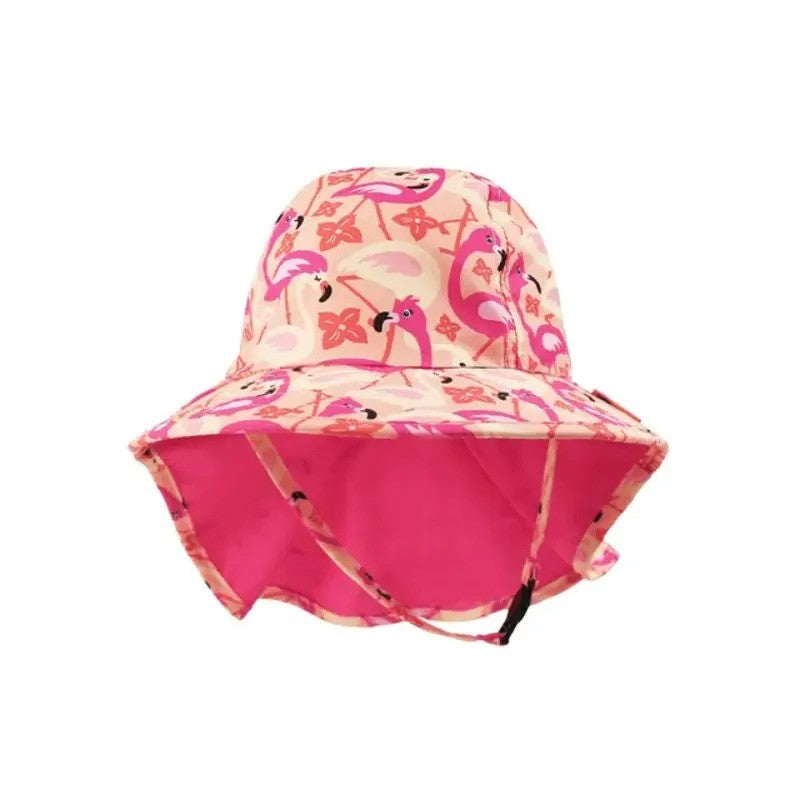 Zoocchini Cape Sun Hat Franny The Flamingo