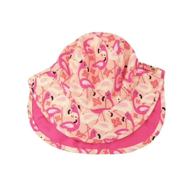 Zoocchini Cape Sun Hat Franny The Flamingo