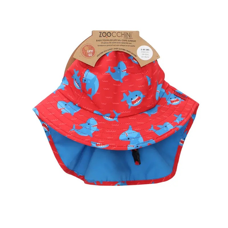 Zoocchini Cape Sun Hat Sherman The Shark
