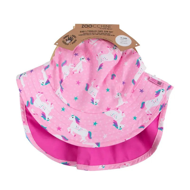 Zoocchini Cape Sun Hat Unicorn