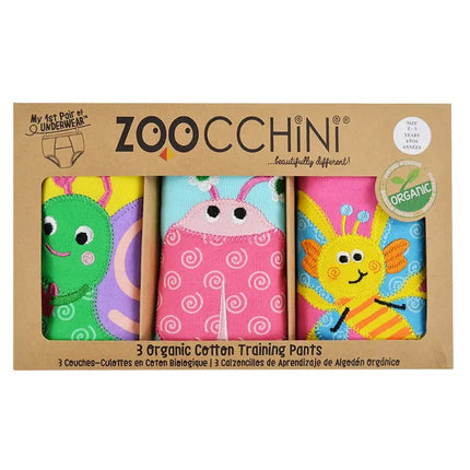 Zoocchini Girls Potty Training Pants Garden Creatures (3pack)