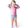 Zoocchini Rash Guard Top Baby Swim Set Franny The Flamingo