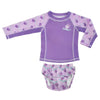 Zoocchini Rash Guard Top Baby Swim Set Harper The Hippo