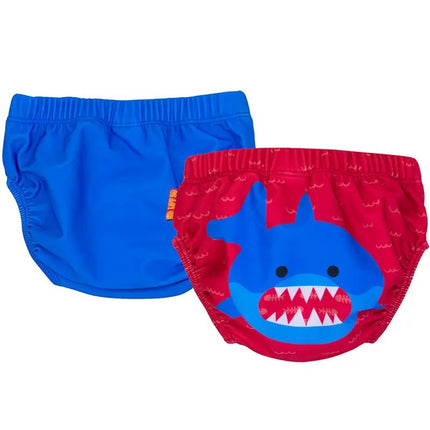 Zoocchini Reuseable Swim Diaper Set Sherman The Shark