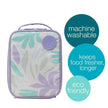 b.box Flexi Insulated Lunch Bag Lilac Garden