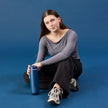 b.box Insulated Flip Top Bottle (23fl.oz) Midnight