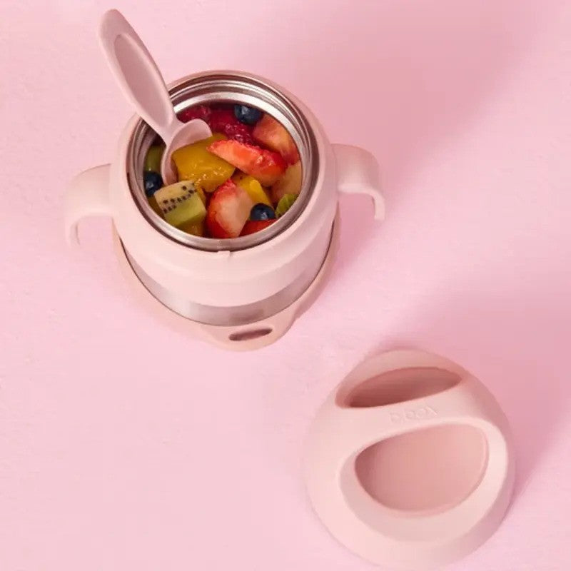 b.box Insulated Food Jar (11.3fl.oz) & Spork Blush Crush