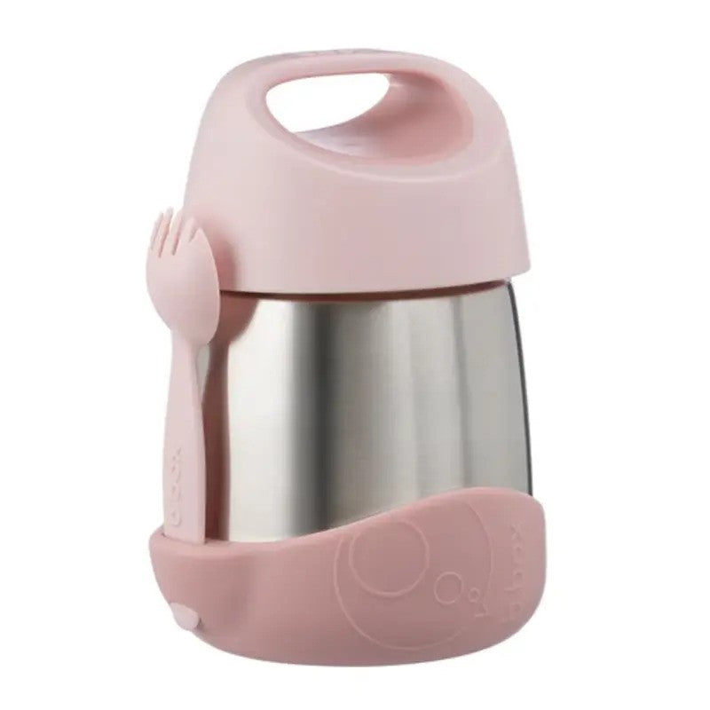 b.box Insulated Food Jar (11.3fl.oz) & Spork Blush Crush