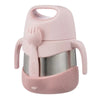 b.box Insulated Food Jar (11.3fl.oz) & Spork Blush Crush