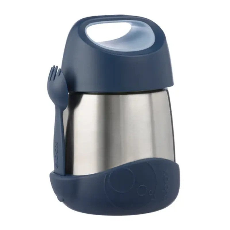 b.box Insulated Food Jar (11.3fl.oz) & Spork Midnight Blue