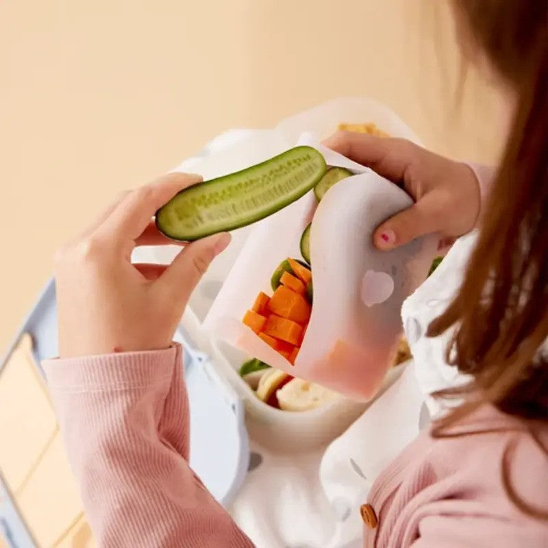 b.box Silicone Lunch Pocket (3yrs-Plus) Berry