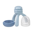 b.box Toddler Silicone Fresh Food Feeder (4m-Plus) Lullaby Blue