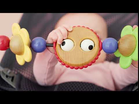 BabyBjorn Toy for Bouncer Googly eyes Pastels