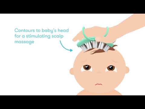 Fridababy Head-Hugging Hair Brush & Comb(0m-Plus)