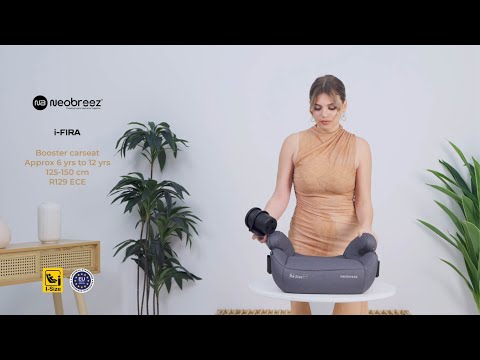 Neobreez i-FIRA Booster Car Seat 6-12yrs Black