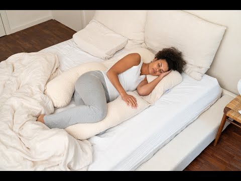 Doomoo Maxxy XXL Maternity Pillow Little Dots Grey