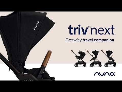 Nuna TRIV™ NEXT Stroller +Rain Cover & Adapter Caviar