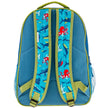 Stephen Joseph All Over Print Backpack - Shark Blue