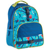 Stephen Joseph All Over Print Backpack - Shark Blue